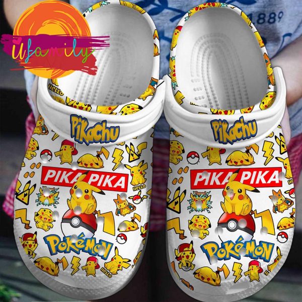 Pikachu Pokemon Crocs Shoes