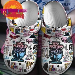Pink Floyd Music Band Crocs Crocband Clogs Shoes
