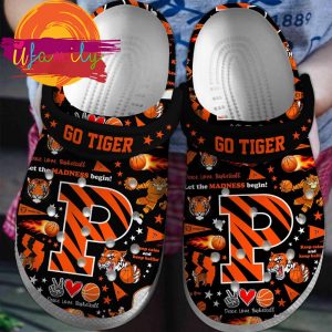 Princeton Tigers NCAA Sport Crocs Clogs Crocband Shoes 1