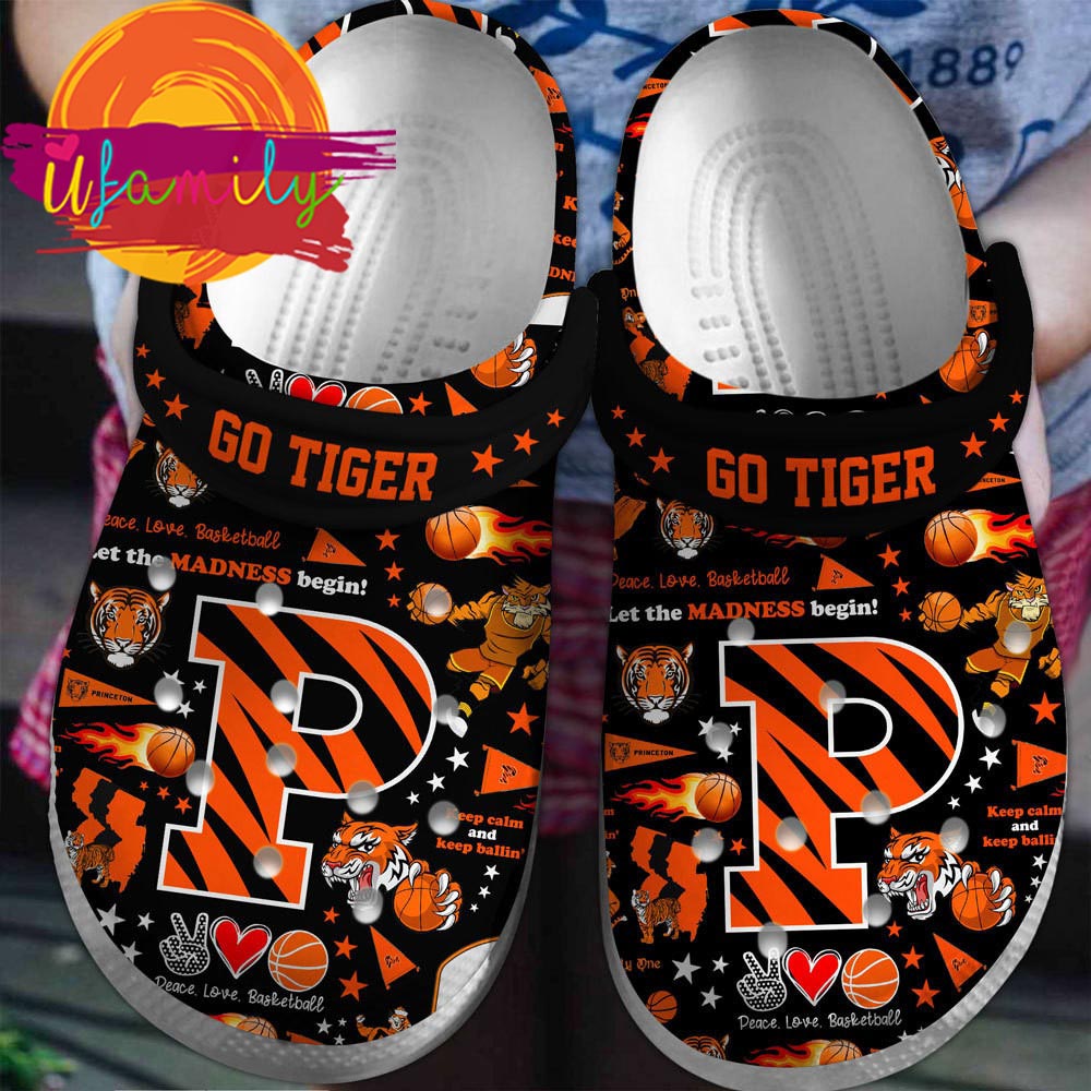 Princeton Tigers NCAA Sport Crocs Clogs Crocband Shoes