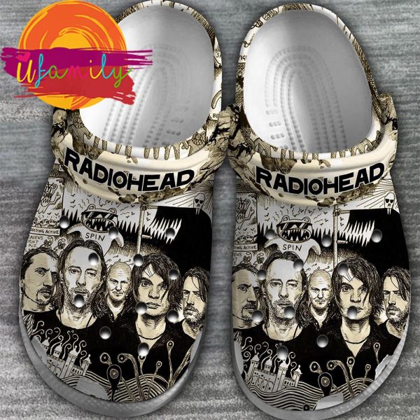 Radiohead Band Music Crocs Shoes