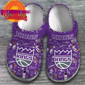 Sacramento Kings NBA Basketball Crocs Shoes 2