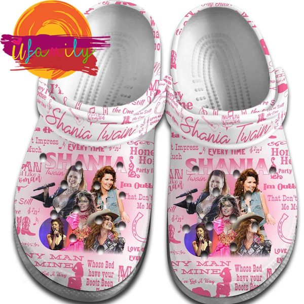 Shania Twain Music Crocs Shoes