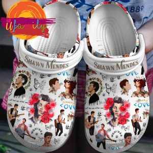 Shawn Mendes Singer Music Crocs Shoes 1