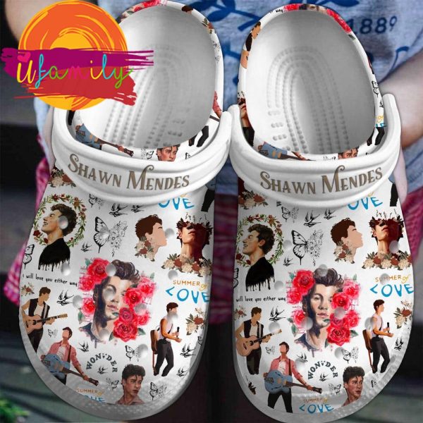 Shawn Mendes Singer Music Crocs Shoes