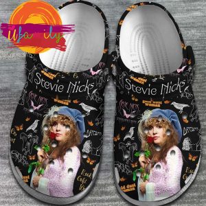 Stevie Nicks Music Crocs Clog Shoes