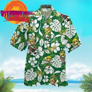 The Legend Of Zelda Korok Palm Leaf Hawaiian Shirt