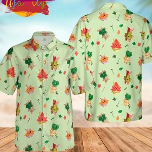 Zelda Majora And Korok Hawaiian Shirt, Zelda Hawaiian Shirt
