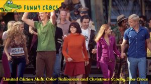 Limited Edition Multi Color Halloween and Christmas Scooby Doo Crocs