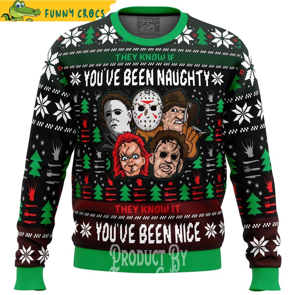 An Ugly Slasher Horror Movie Ugly Christmas Sweater