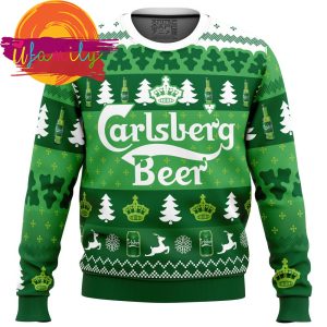 Carlsberg Beer Ugly Christmas Sweater