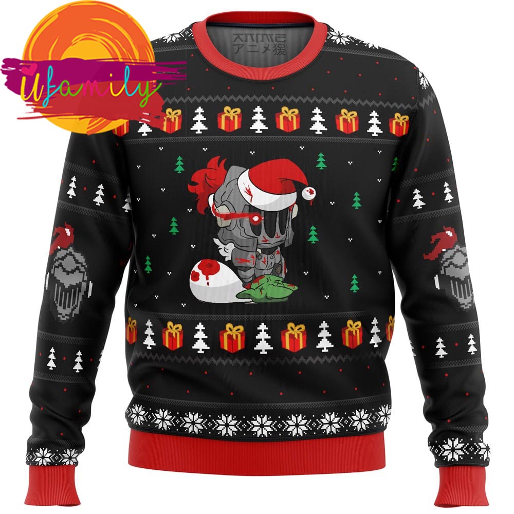 Chibi Slayer Goblin Slayer Ugly Christmas Sweater