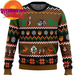 Chip ‘n Dale Rangers Ugly Christmas Sweater