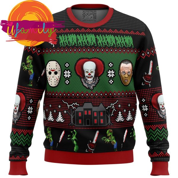 Horror Christmas Ugly Christmas Sweater