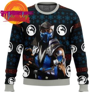 Mortal Kombat Sub Zero Ugly Christmas Sweater