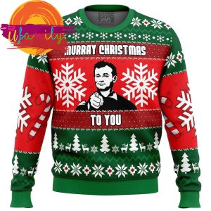 Murray Christmas To You Bill Murray Ugly Christmas Sweater