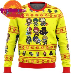Boku No My Hero Academia Ugly Christmas Sweater