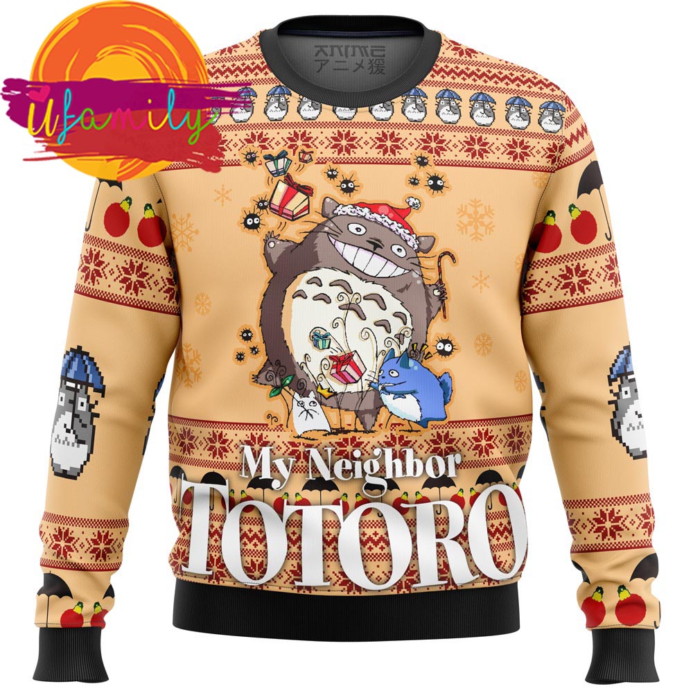 My Neighbor TOTORO Friends Ugly Christmas Sweater