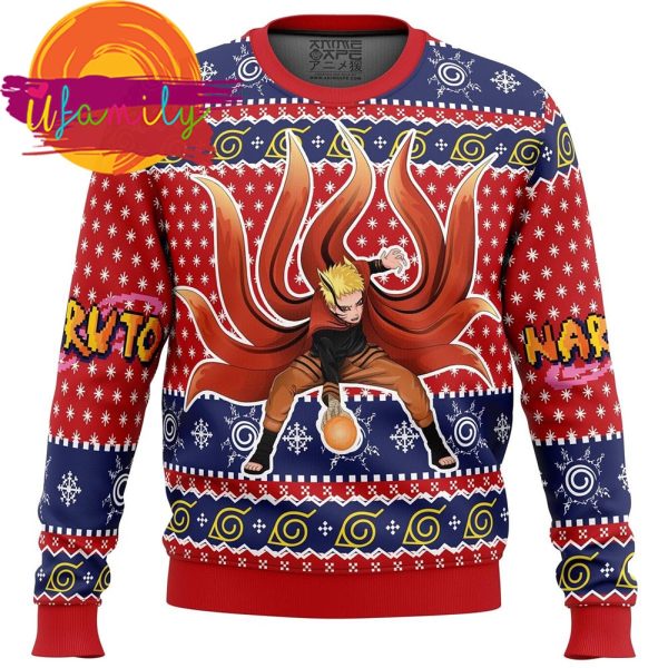 Baryon Mode Naruto Ugly Christmas Sweater