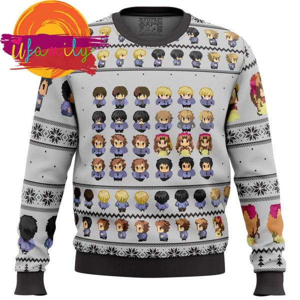 Sprites Ouran High School Host Club Ugly Christmas Sweater