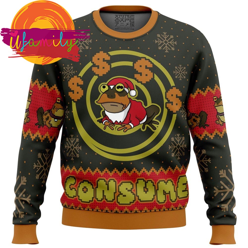 Consume Futurama Ugly Christmas Sweater