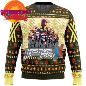 Darling In The Franxx Christmas Feels Ugly Christmas Sweater