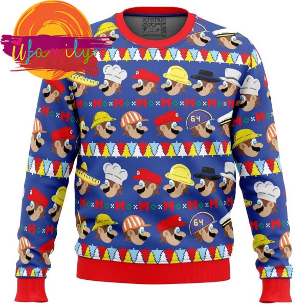 Do The Odyssey Super Mario Bros Ugly Christmas Sweater