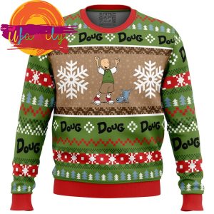 Doug Nickelodeon Ugly Christmas Sweater