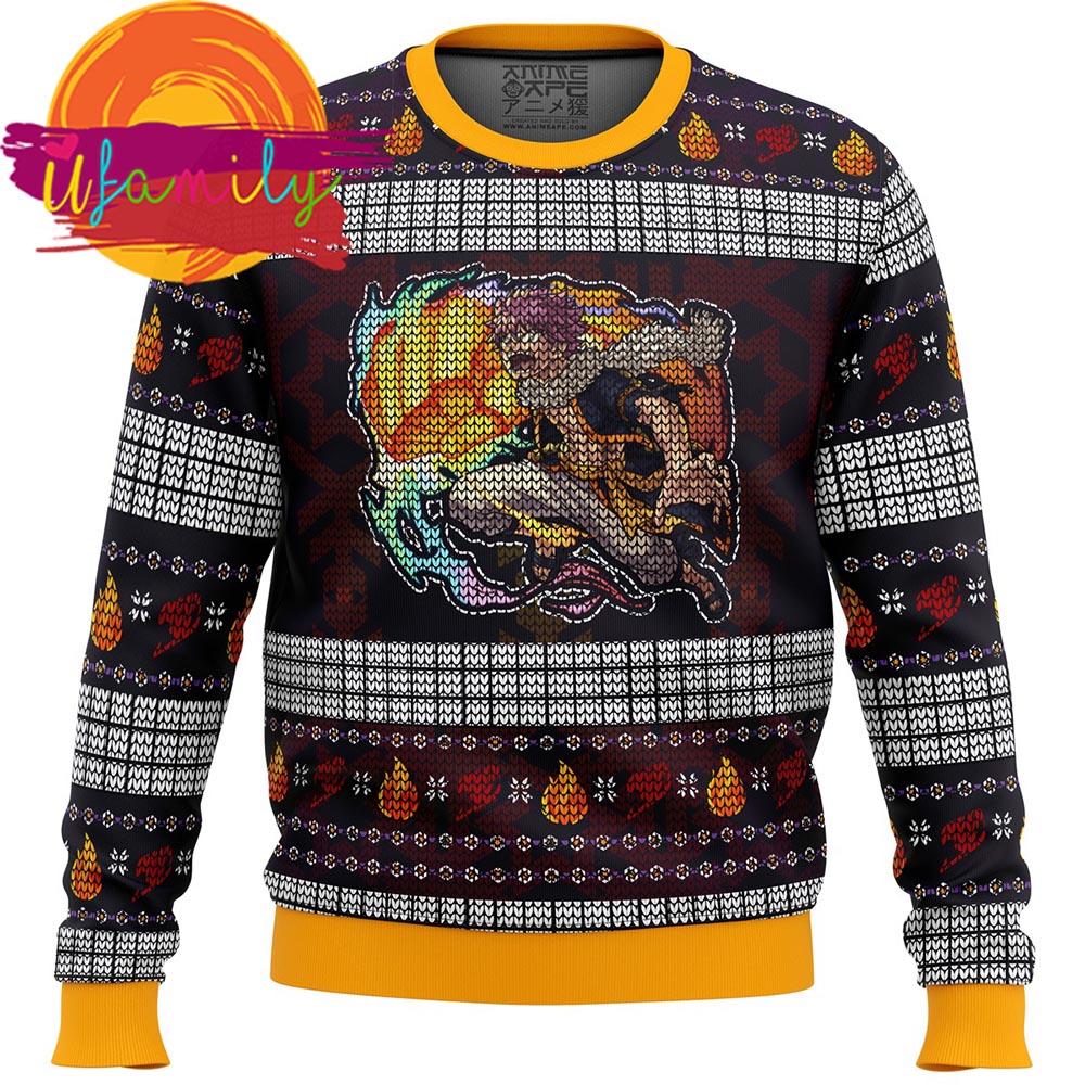 Natsu Dragneel Fairy Tail Ugly Christmas Sweater