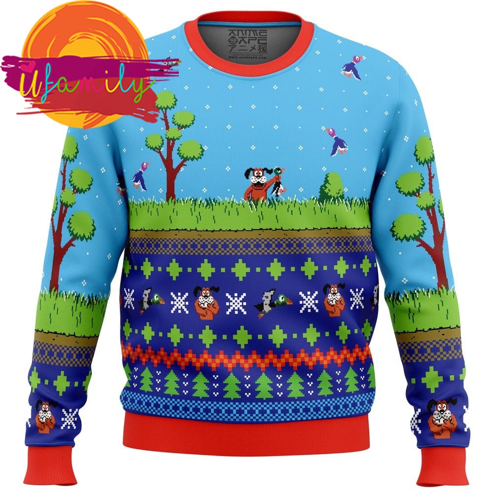 Duck Hunt Ugly Christmas Sweater