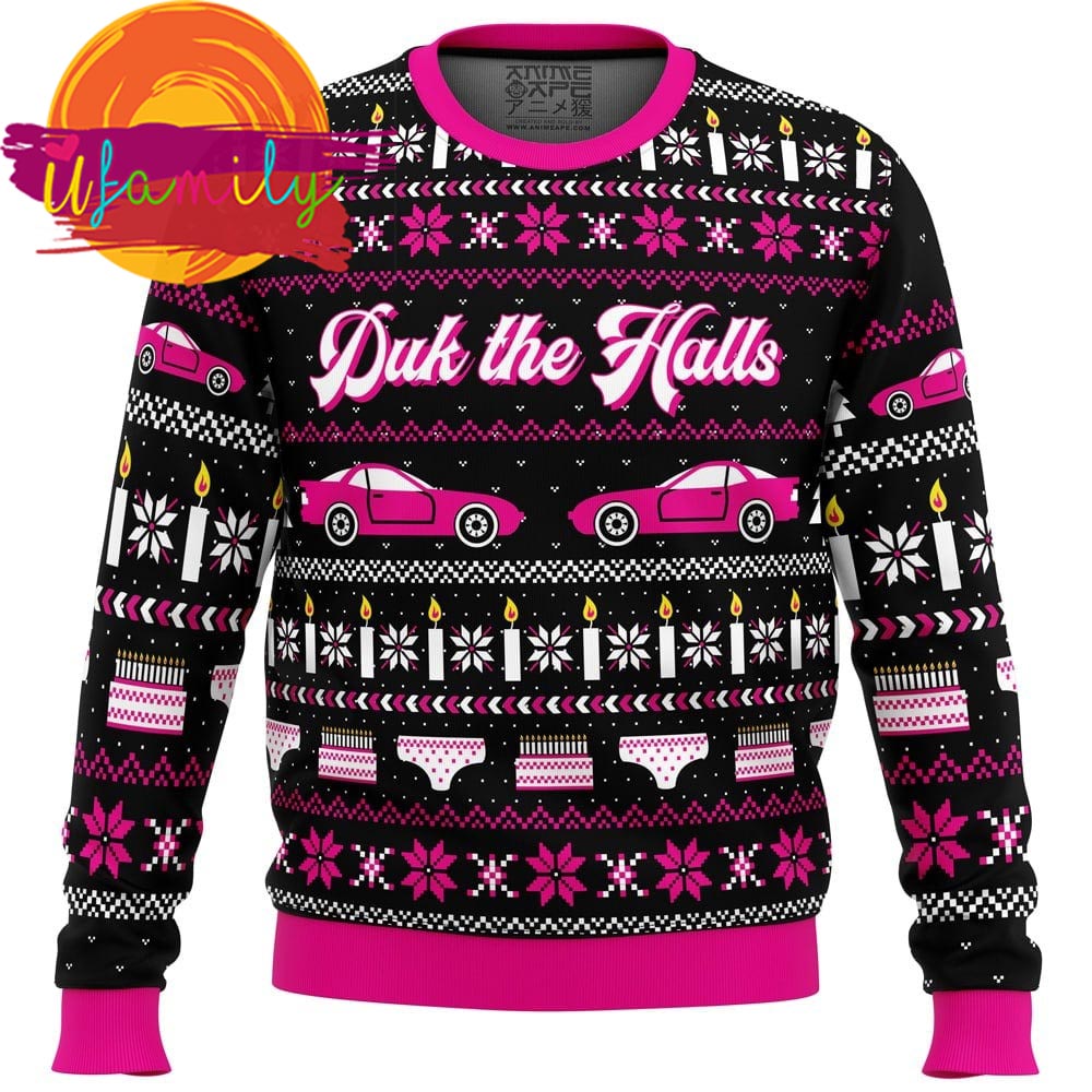 Duk The Halls Sixteen Candles Ugly Christmas Sweater