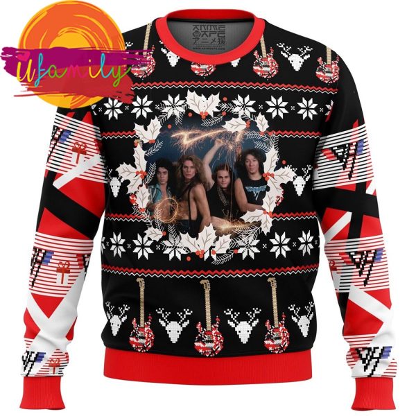 Eddie Van Halen Ugly Christmas Sweater