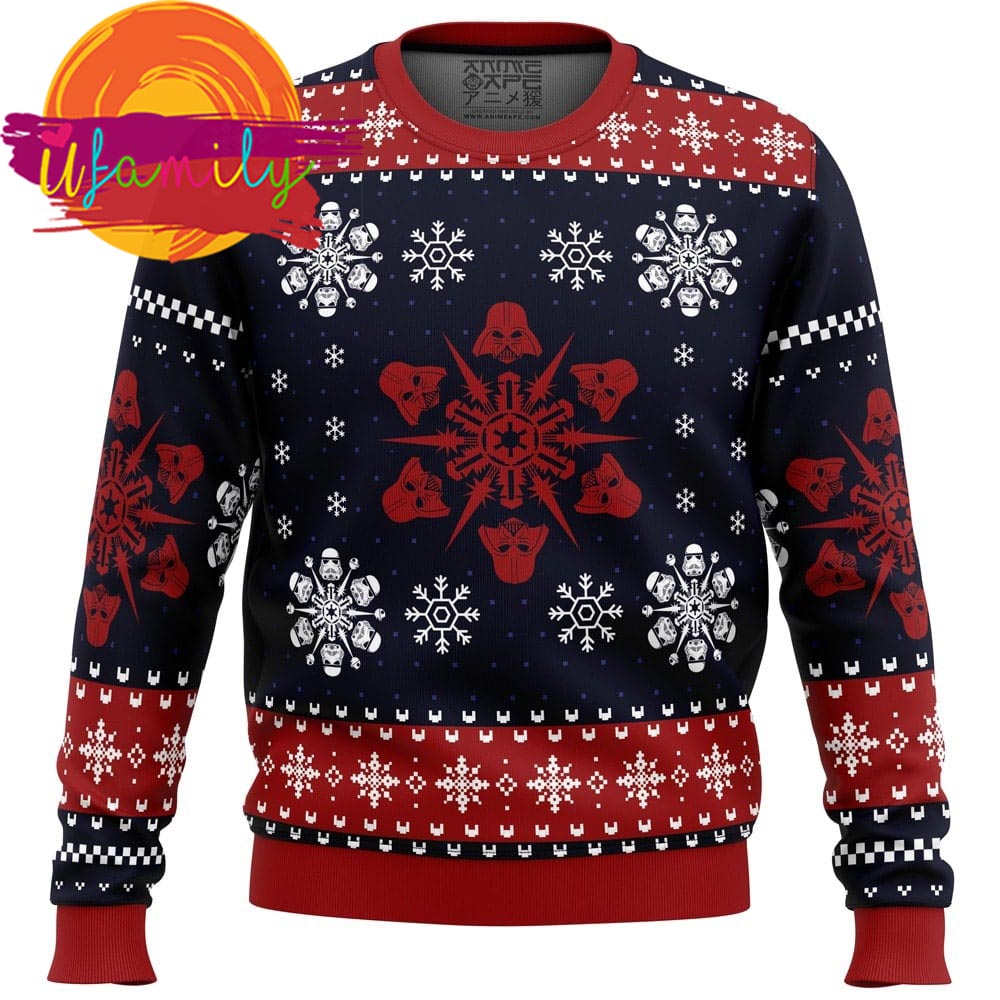Empire Snowflakes Star Wars Ugly Christmas Sweater