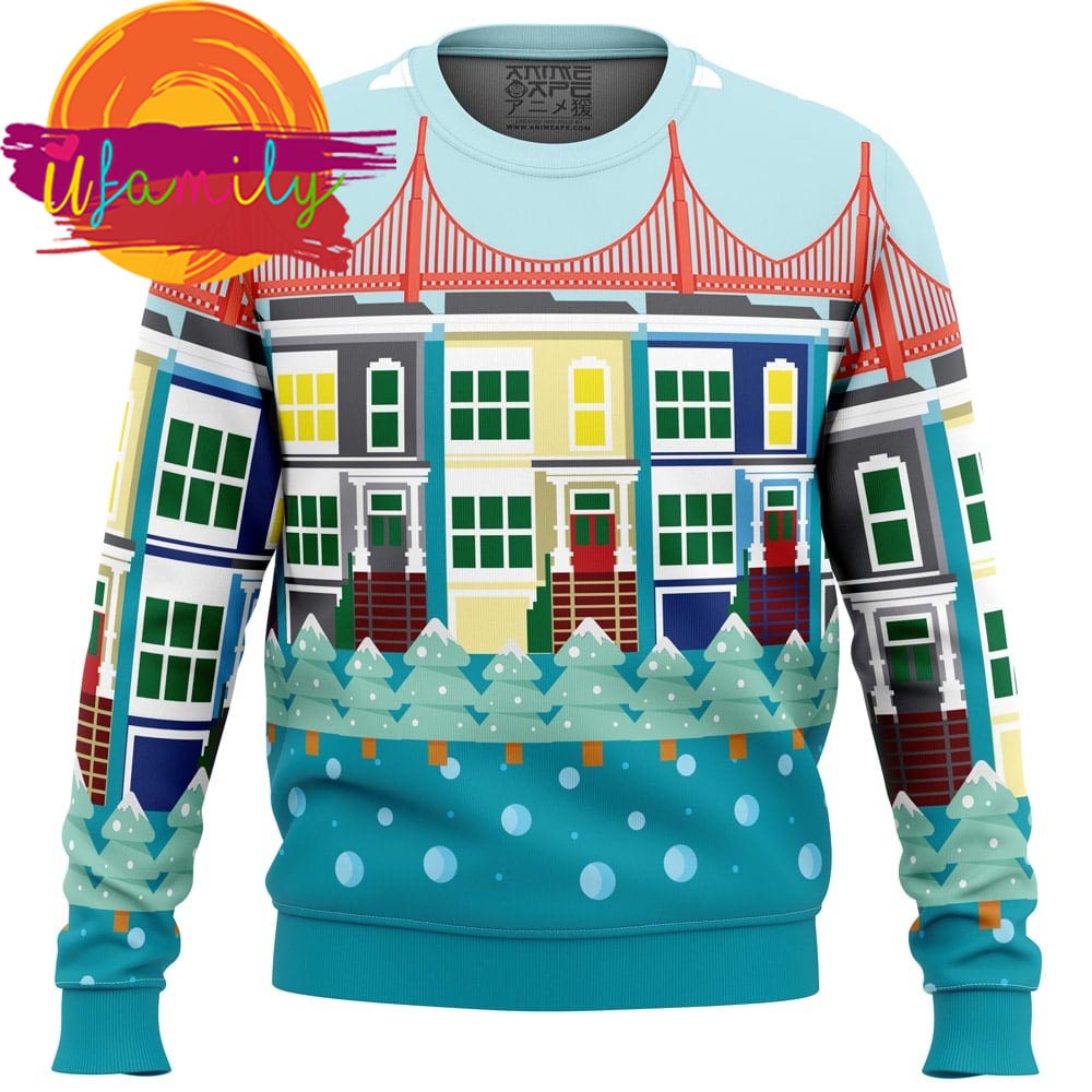 Everywhere Full House Ugly Christmas Sweater
