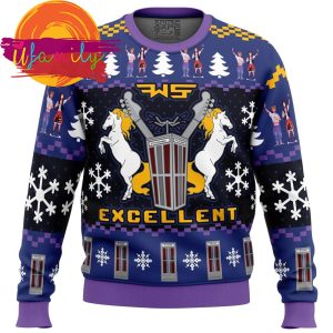 Excellent Bill And Ted Ugly Christmas Sweater