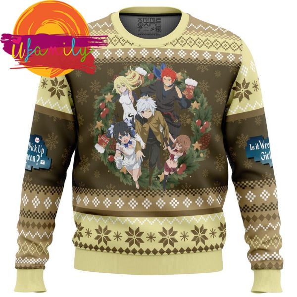 Familia Myth DanMachi Ugly Christmas Sweater