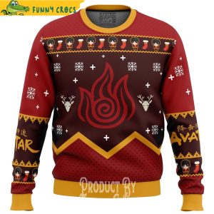 Firebenders Fire Nation Avatar Ugly Christmas Sweater