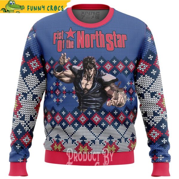 Fist Of The North Star Alt Ugly Christmas Sweater