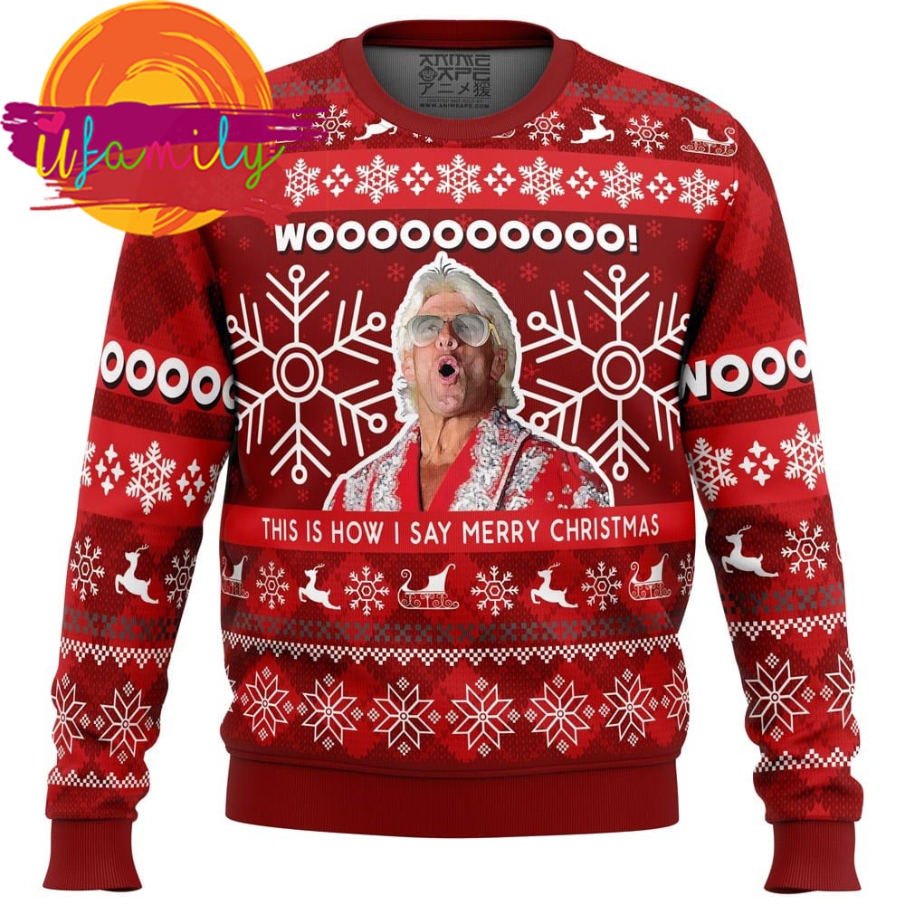 Flair Pro Wrestling Ugly Christmas Sweater
