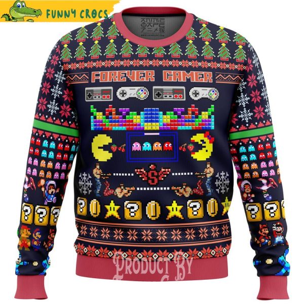 Forever Gamer Ugly Christmas Sweater