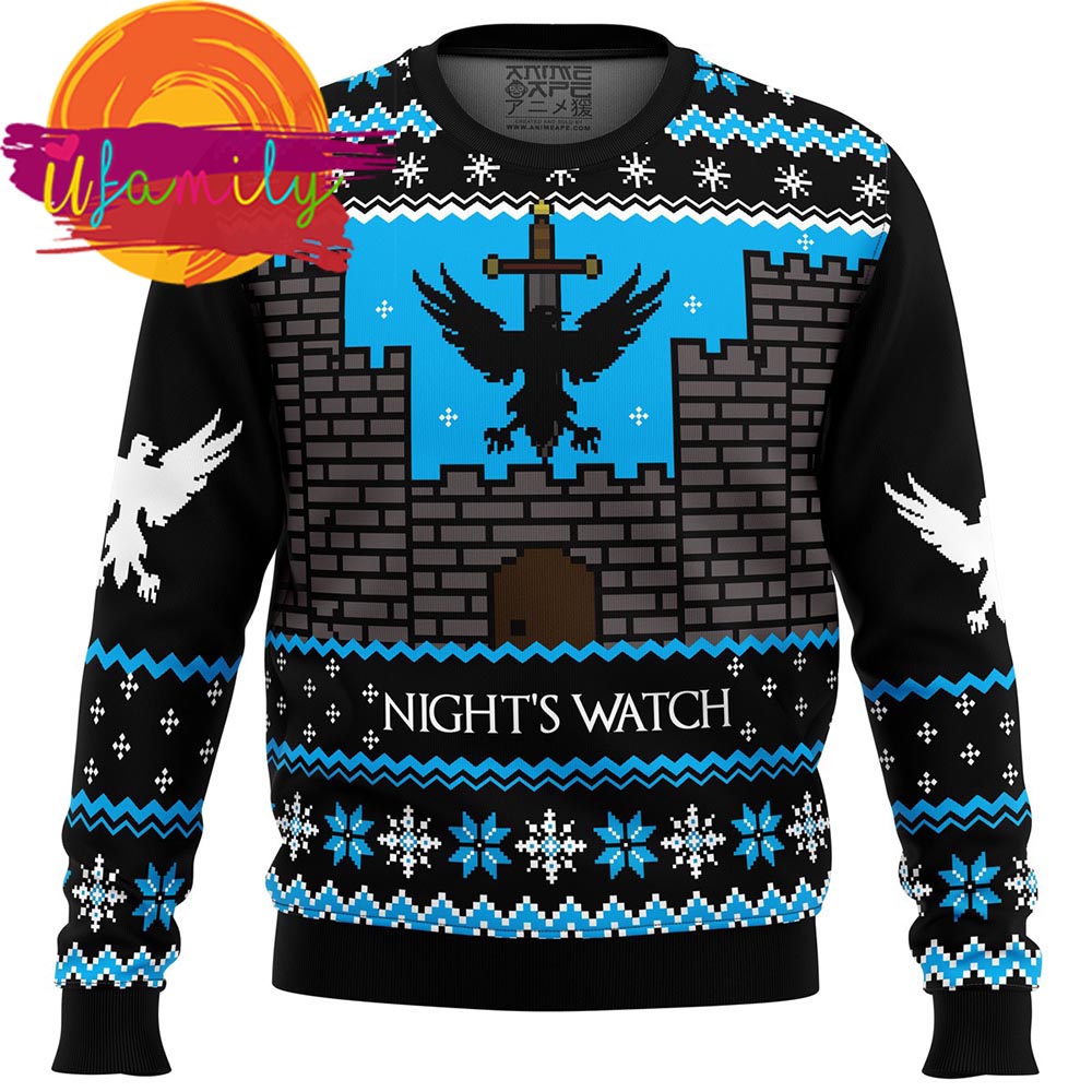 Game Of Thrones Night's Watch Ugly Christmas Sweater