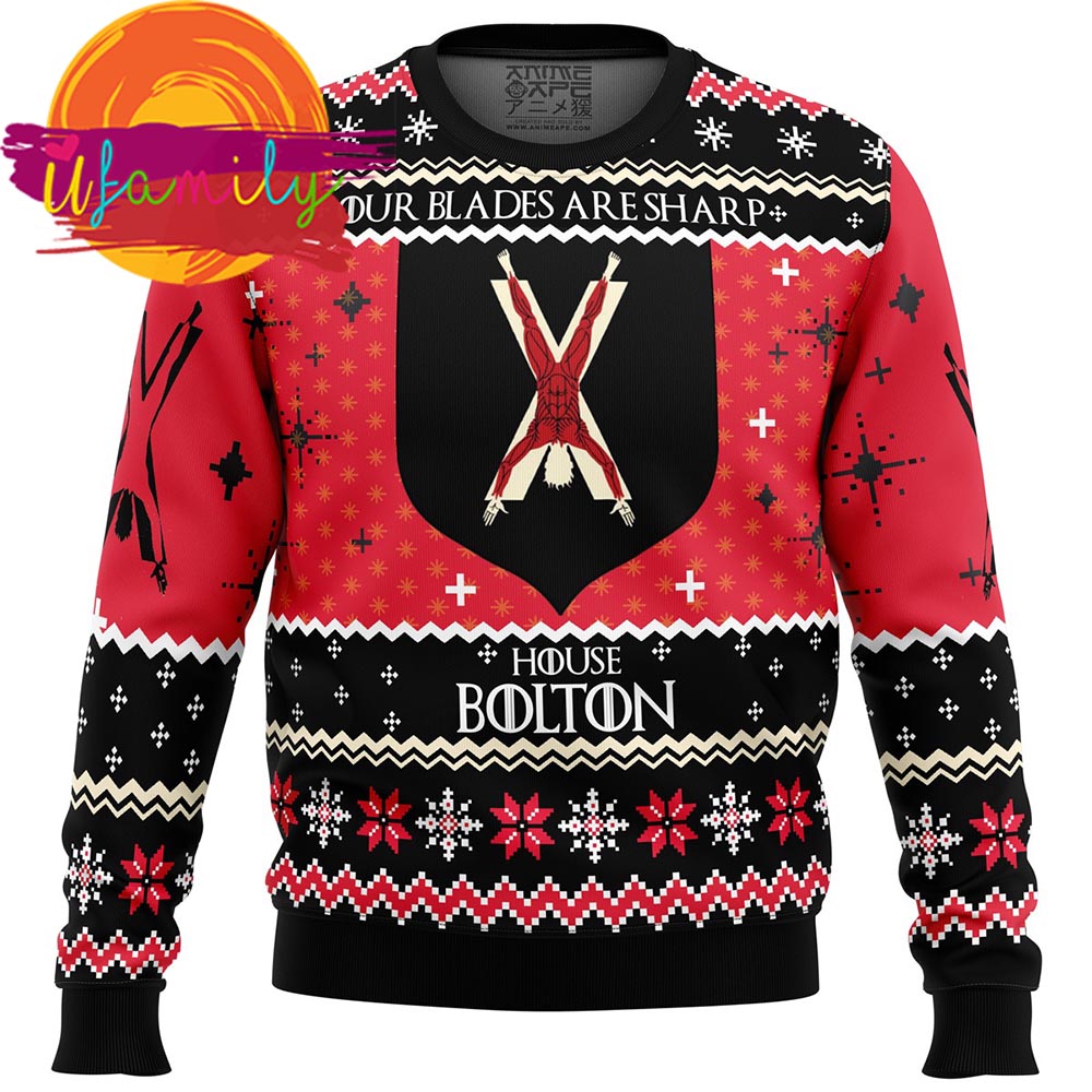 Game Of Thrones House Bolton Ugly Christmas Sweater