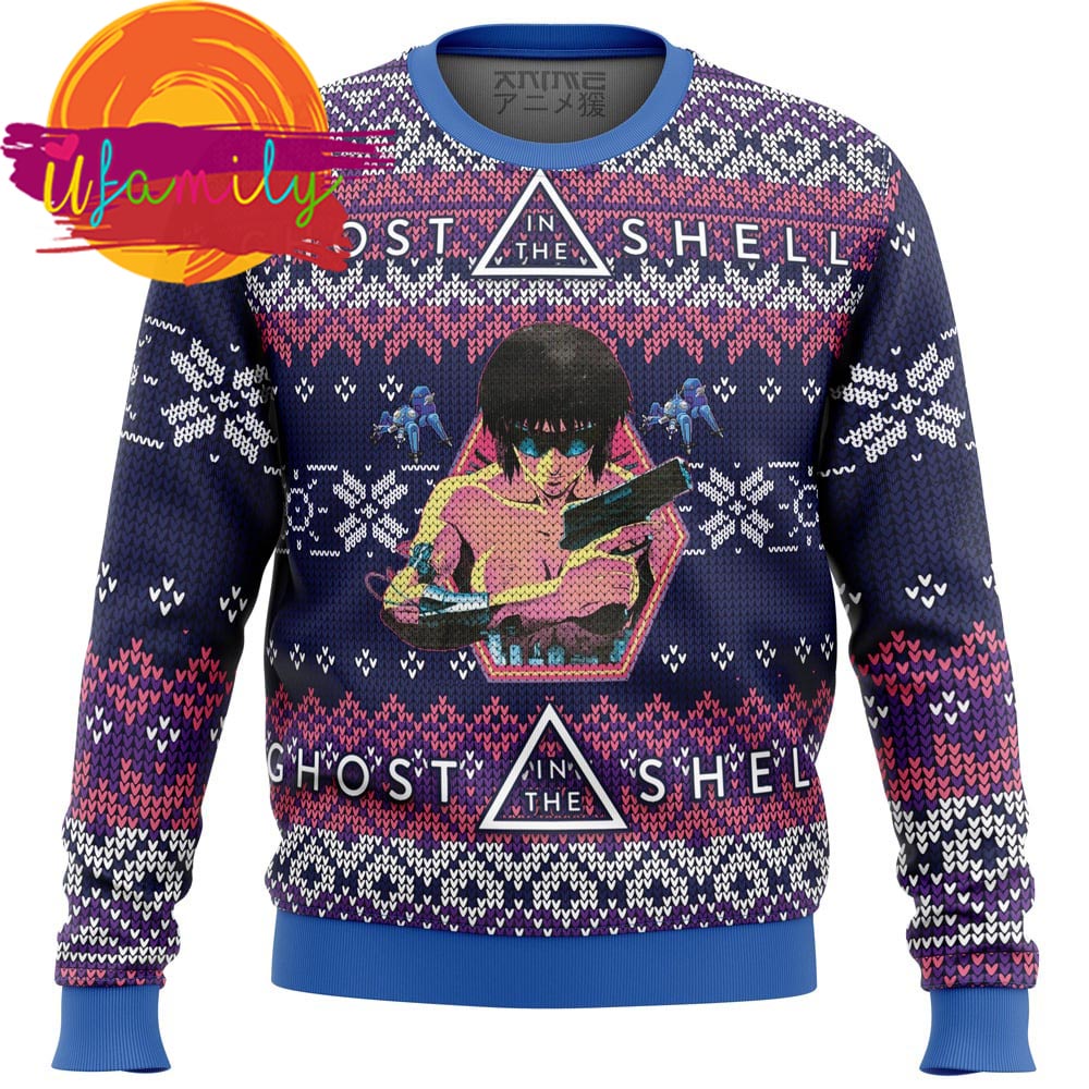 Ghost In The Shell Ugly Christmas Sweater