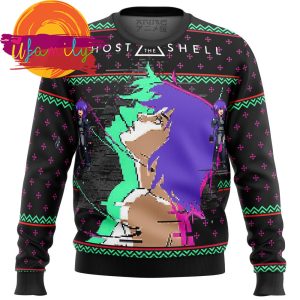 Ghost In The Shell Major Ugly Christmas Sweater