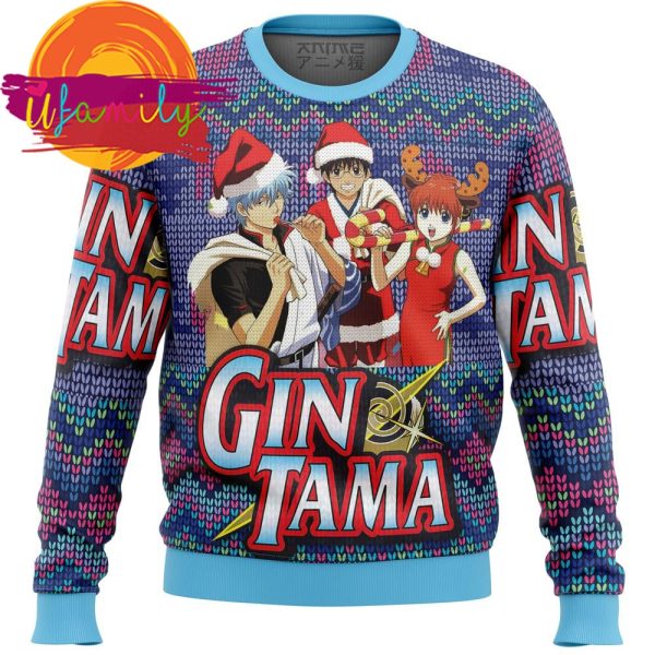 Gintama Alt Ugly Christmas Sweater