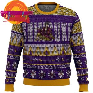 Gintama Smokin Shinsuke Ugly Christmas Sweater