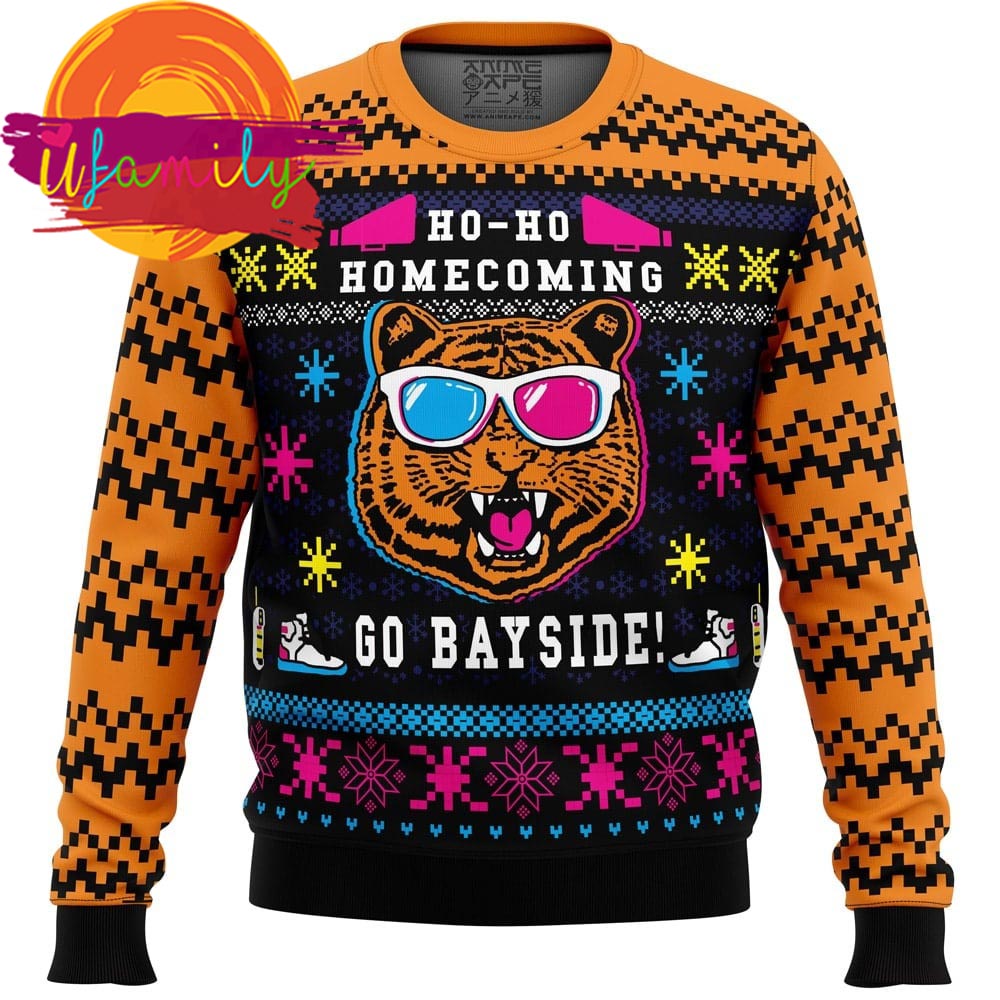 Go Bayside Saved By the Bell Ugly Christmas Sweater