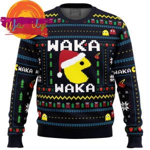 HaKa Pac-Man Ugly Christmas Sweater