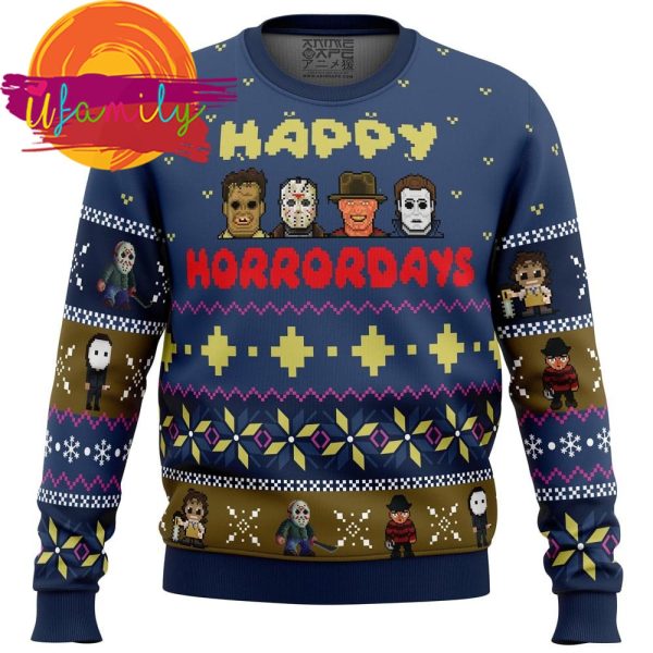 Happy Horror Days Halloween Ugly Christmas Sweater