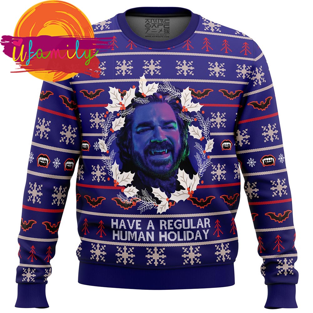 Have A Regular Human Ugly Christmas Sweater